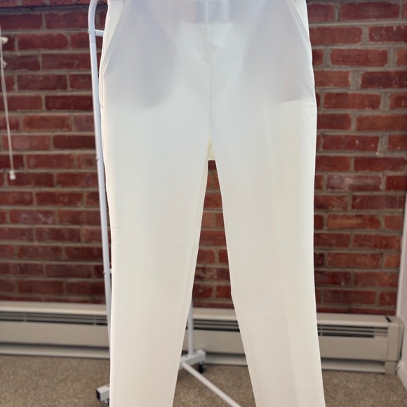 White Tailored Pants - Picture 5 of 11